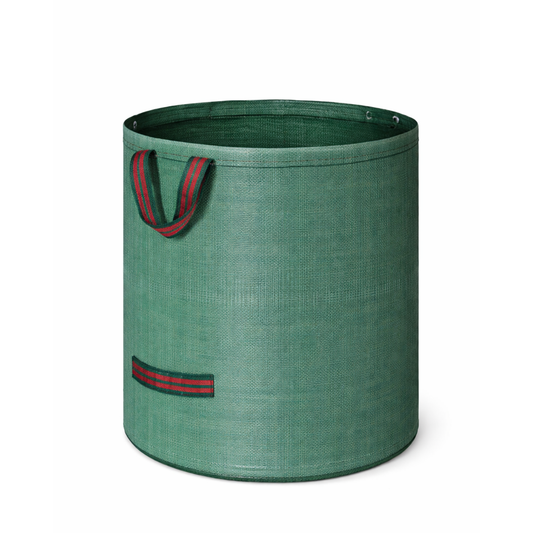 faltbarer Gartenabfallsack, 272L Volumen, grün, mit Griffen, stabiler Ring, für Laub, Gartenabfälle, robustes Material