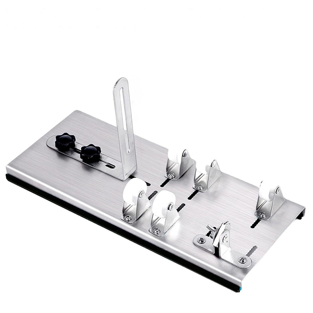 glasflaschenschneider set, metall, verstellbare rollen, für runde glasflaschen, diy schneidewerkzeug, stabile basis