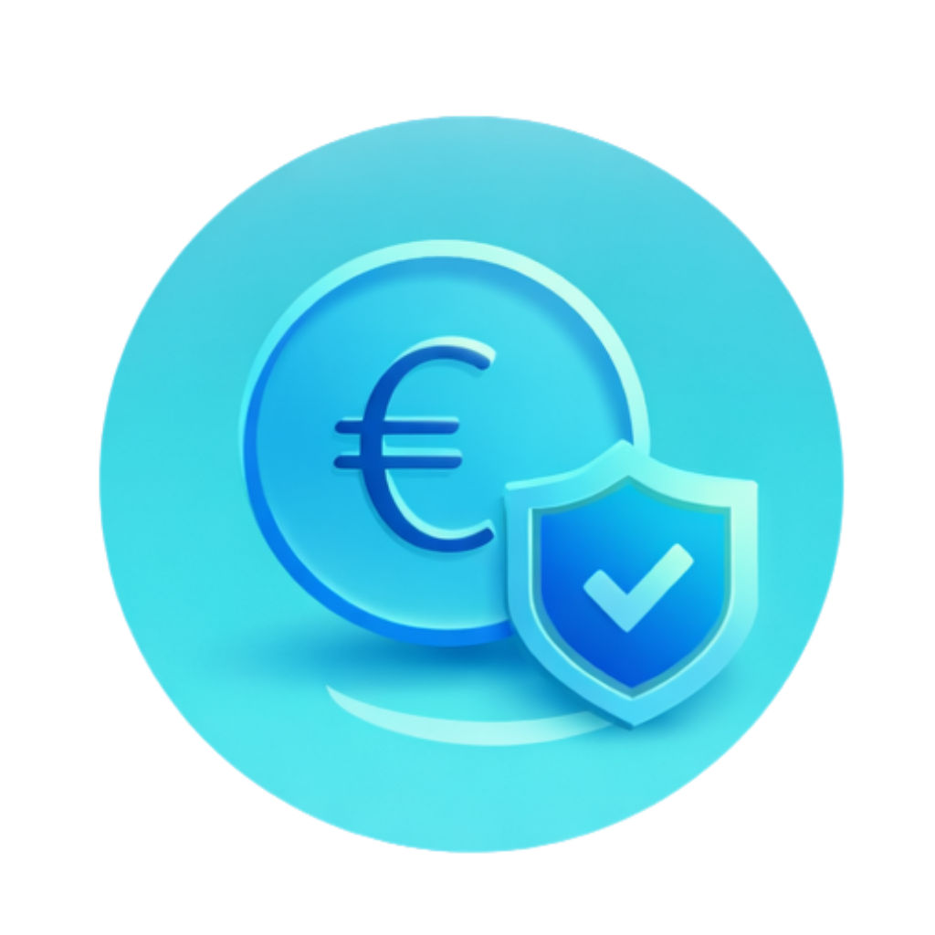 Ein Icon für Fixpreise ohne zusätzliche Zollgebühren im W!GO Store.