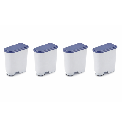 wasserfilter kaffeemaschine - 4er set - ersatzfilter - blau weiß - kompatibel philips saeco gaggia
