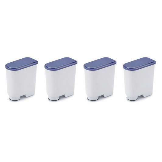 wasserfilter kaffeemaschine - 4er set - ersatzfilter - blau weiß - kompatibel philips saeco gaggia