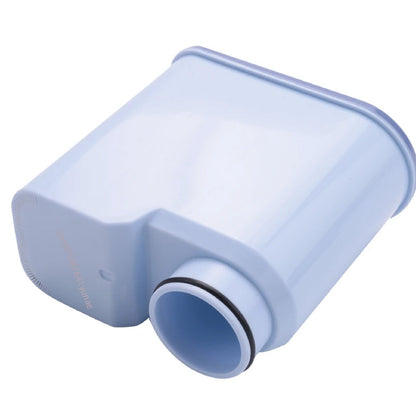 wasserfilter kaffeemaschine - seitenansicht - anschluss rund - ersatzfilter - blau weiß